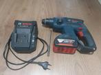 Perceuse/marteau perforateur Bosch + batterie + chargeur, Bricolage & Construction, Enlèvement, Perceuse