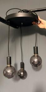 Plafondlamp met 3 glazen bollen, Enlèvement, Utilisé, Verre