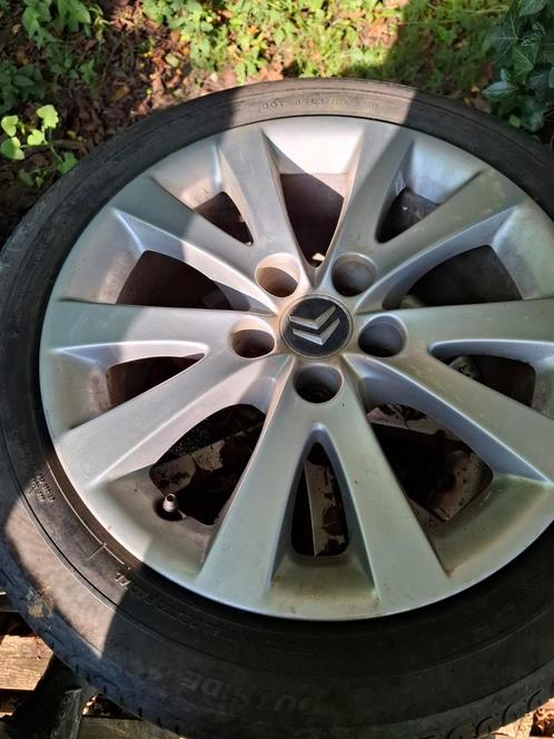 4 roues  Peugeot/Citroën 16" 5 par 108, Auto-onderdelen, Banden en Velgen, Band(en), Gebruikt, Ophalen