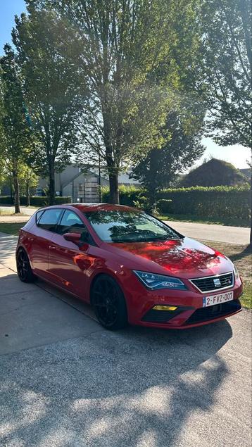 Seat Leon 5F Facelift FR 1.4 TSI 125 ch — 2017, Autos, Rouge, Cuir et Alcantara, Achat, 5 portes