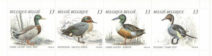 Dieren 1989, Postzegels en Munten, Postzegels | Europa | België, Postfris, Orginele gom, Overig, Postfris, Verzenden