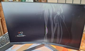 Samsung Odissey G5 27" gebogen scherm voor onderdelen beschikbaar voor biedingen