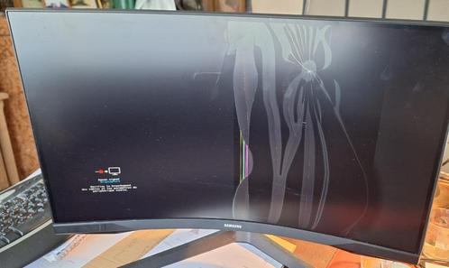 Samsung Odissey G5 27" gebogen scherm voor onderdelen, Computers en Software, Monitoren, Niet werkend, DisplayPort, HDMI, Gaming