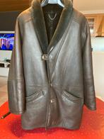 PRACHTIGE HALFLANGE LEDEREN VEST HEREN 60 €, Kleding | Heren, Jassen | Winter, Ophalen, Maat 52/54 (L), Zwart