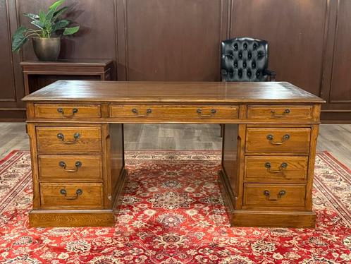 Vintage klassiek Engels bureau (Eichholtz) #488, Huis en Inrichting, Bureaus, Zo goed als nieuw, Bureau, Ophalen of Verzenden