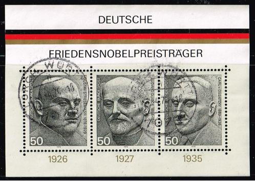Postzegels uit Duitsland - K 4775 - nobelprijswinnaars voor, Postzegels en Munten, Postzegels | Europa | Duitsland, Gestempeld