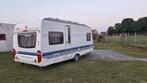 Te koop hobby 495, Caravans en Kamperen, Caravans, Rondzit, Hobby, Particulier, Koelkast