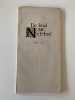 Denkend aan nederland - gaston durnez (1968) in perfecte sta, Gelezen, Ophalen of Verzenden