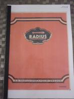 Catalogus Radius 1937, Antiek en Kunst, Ophalen of Verzenden