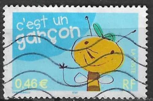 Frankrijk 2005 - Yvert 3464 - Zegel met bericht (ST), Postzegels en Munten, Postzegels | Europa | Frankrijk, Gestempeld, Verzenden