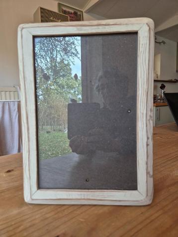 Fotokader wit gebeitst hout met glas voor foto 20 x 30 cm beschikbaar voor biedingen
