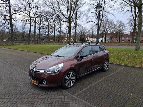 Renault Clio 1.5 DCI 66KW Estate AUT 2015 Bruin, Auto's, Renault, Bedrijf, Clio, ABS, Adaptive Cruise Control, Airbags, Airconditioning