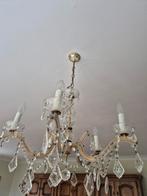 Kroonluchter in glas, Huis en Inrichting, Lampen | Kroonluchters, Ophalen, Gebruikt, Glas