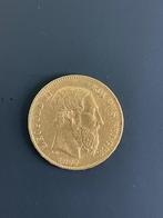 Pièce Leopold II 1877 or / goud, Timbres & Monnaies, Monnaies | Belgique, Or, Série, Enlèvement ou Envoi, Or