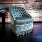 Siège simple / fauteuil / fauteuil vintage bleu glacier à fr, Antiquités & Art, Enlèvement ou Envoi