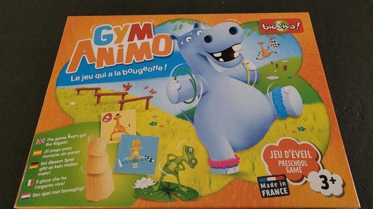 Animo Bioviva Gym Activiteitenspel, Hobby en Vrije tijd, Gezelschapsspellen | Bordspellen, Zo goed als nieuw, Vijf spelers of meer