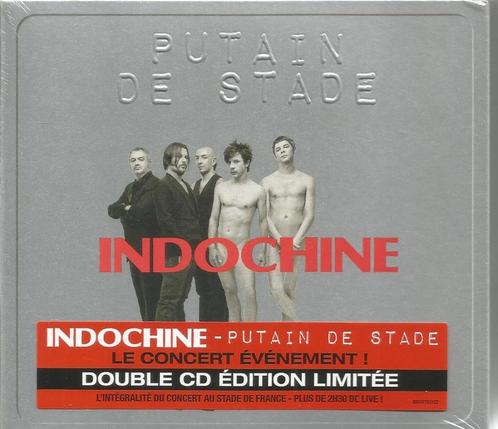 indochine : putain de stade ( double cd édition limitée ), Cd's en Dvd's, Cd's | Franstalig, Nieuw in verpakking, Ophalen of Verzenden