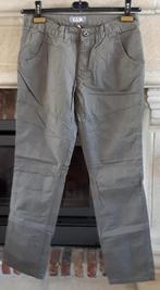 Meisje - lange broek - katoen - khaki - maat 176 - € 1.00, Verzenden, Zo goed als nieuw, Meisje, Broek