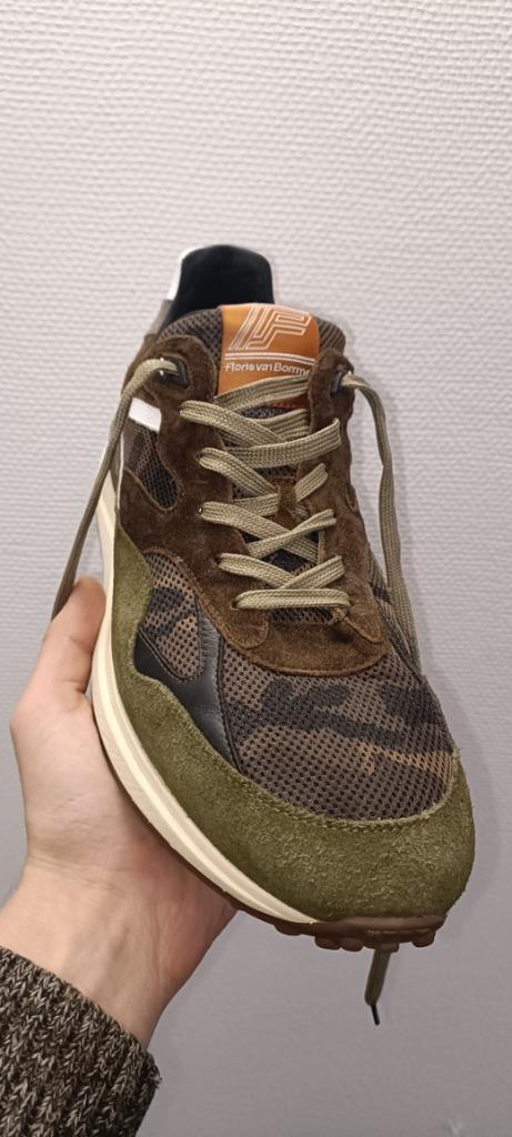 Floris van Bommel - 'Noppi 18.28', Kleding | Heren, Schoenen, Zo goed als nieuw, Sneakers, Bruin, Ophalen of Verzenden