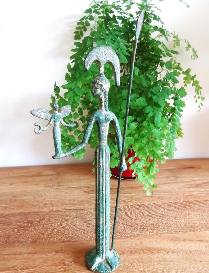Bronzen sculptuur, godin Athena. Griekenland, Antiek en Kunst, Kunst | Beelden en Houtsnijwerken, Ophalen of Verzenden