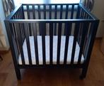Babypark Pericles Ocean zwart met matras, Kinderen en Baby's, Babyparken, Ophalen, Zo goed als nieuw, Rechthoekig, In hoogte verstelbaar