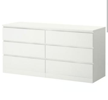 Ladekast met 6 lades, Ikea Malm beschikbaar voor biedingen