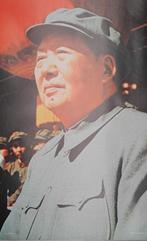 Affiche ancienne Mao Tsé-Toung (NOS), Collections, Autres sujets/thèmes, Affiche ou Poster pour porte ou plus grand, Enlèvement ou Envoi