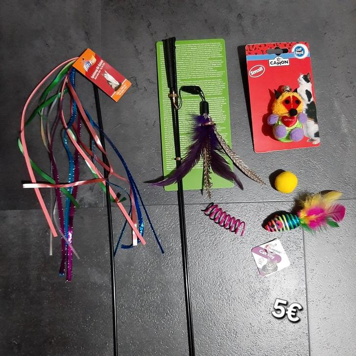 Kattenspeelgoed set nr 2, Dieren en Toebehoren, Kattenspeelgoed, Nieuw, Ophalen of Verzenden