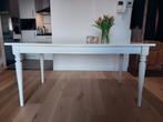 Rosentorp uitschuifbare tafel wit 155/215x87, Huis en Inrichting, Tafels | Eettafels, Ophalen
