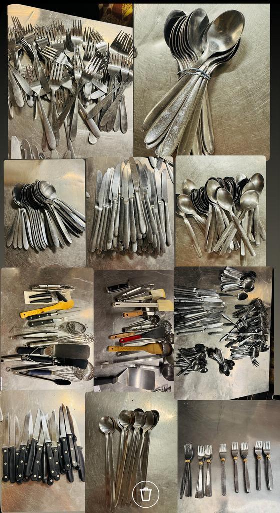 Grote Horeca Keukentool & Bestek Partij!, Maison & Meubles, Cuisine | Couverts, Enlèvement ou Envoi