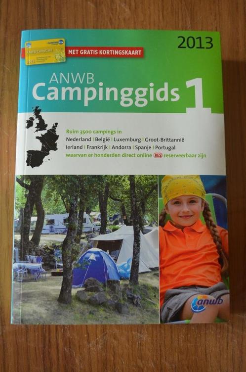 ANWB Campinggids 1 van 2013, Livres, Guides touristiques, Utilisé, Guide du camping, Europe, Vendu en Flandre, pas en Wallonnie