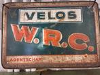 Blikken reclamebordje w.r.c velos agentschap. 36x24cm, Ophalen of Verzenden, Zo goed als nieuw