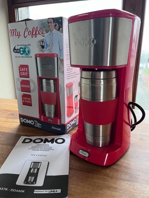 Koffiezetapparaat en travel mug Domo, Electroménager, Cafetières, Enlèvement ou Envoi