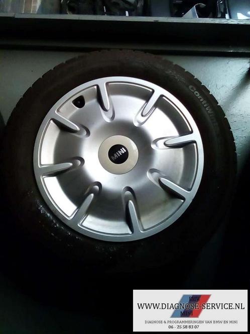 mini cooper R50 winterbanden winterwielen 175-65-15, Auto-onderdelen, Banden en Velgen, Banden en Velgen, Winterbanden, 15 inch