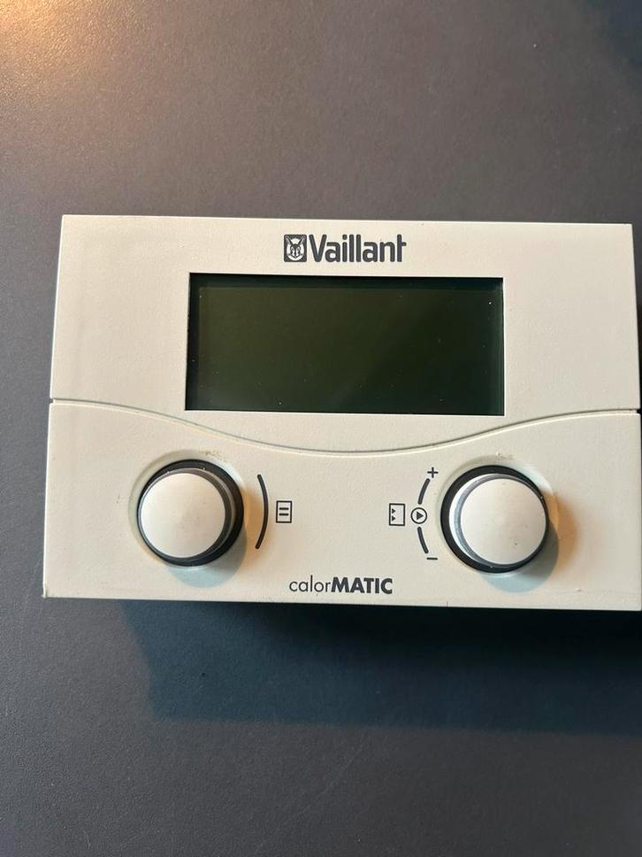 Thermostaat Vaillant color matic model 392 ebus interface, Doe-het-zelf en Bouw, Thermostaten, Gebruikt, Ophalen