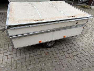 Plooicaravan/campingcar als aanhangwagen, Enlèvement, Utilisé