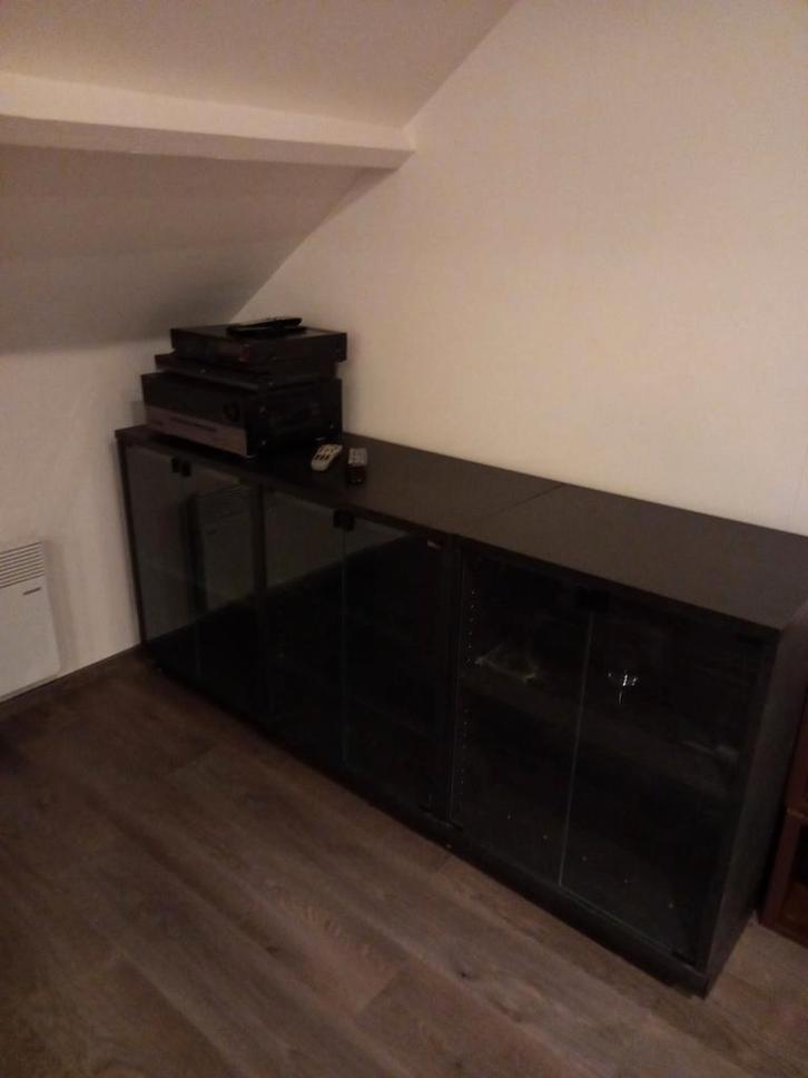 Vintage ikea vitrinekast, Huis en Inrichting, Kasten | Overige, Ophalen