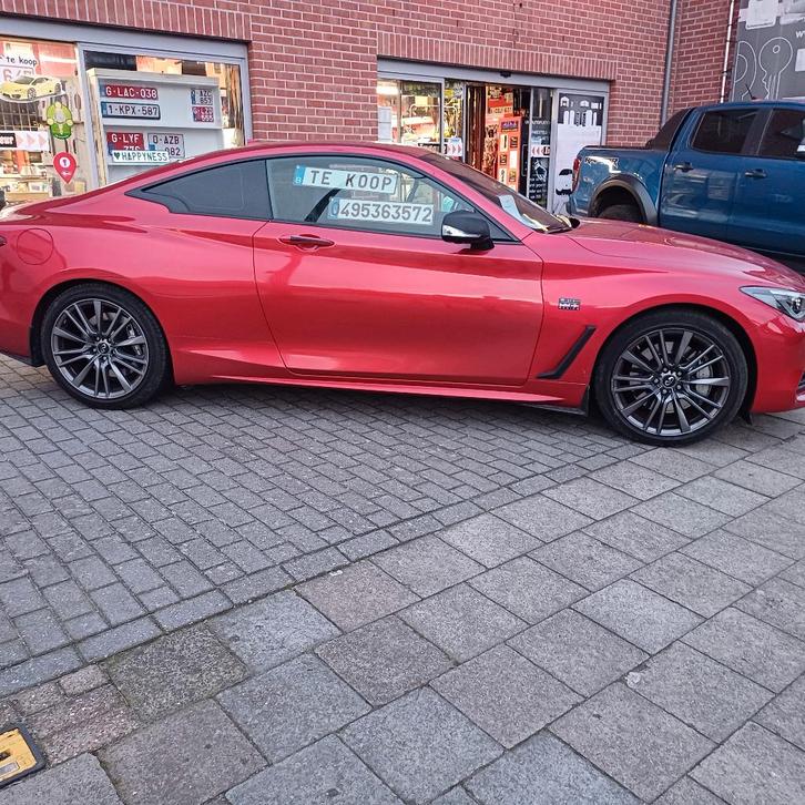 Infiniti Q60 Turbo Sport Tech 2.0, Auto's, Infiniti, Particulier, Q60, 360° camera, ABS, Achteruitrijcamera, Adaptieve lichten