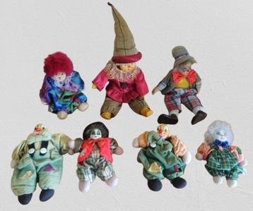 Leuke vintage clowns: €10 voor de verzameling!