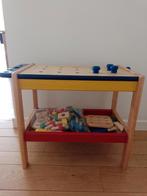 Houten werkbank met toebehoren, Kinderen en Baby's, Ophalen, Zo goed als nieuw