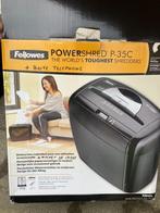 Fellowes PowerShred P-35C papierversnipperaar, Ophalen of Verzenden, Zo goed als nieuw