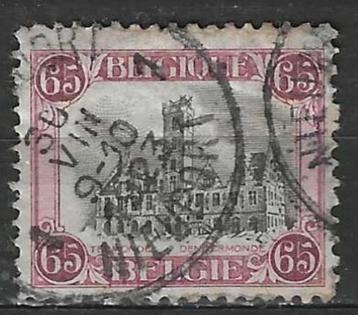 Belgie 1920 - Yvert/OBP 182 - Stadhuis van Dendermonde (ST) beschikbaar voor biedingen