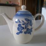 Koffiekan met blauw bloemmotief, Ophalen of Verzenden