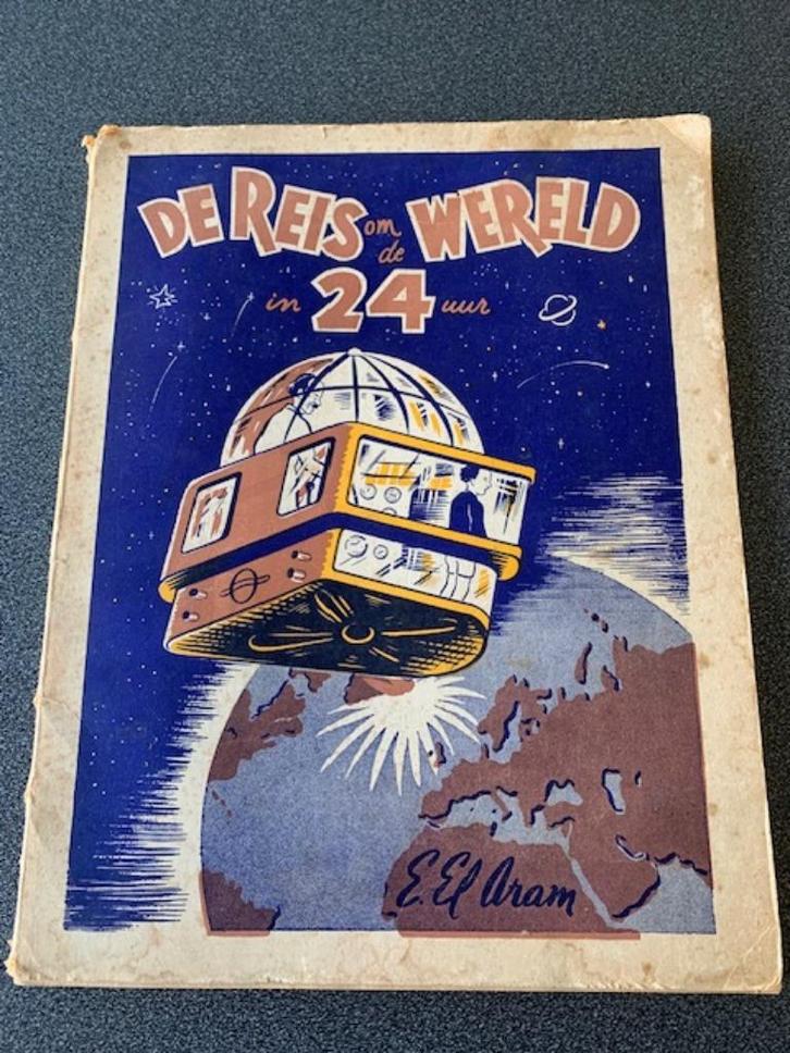 "De reis om de wereld in 24 uur" - Enrico El Aram, Boeken, Kinderboeken | Jeugd | 10 tot 12 jaar, Gelezen, Ophalen of Verzenden