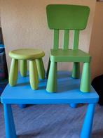 kindertafel - stoel - krukje / mammut ikea, Kinderen en Baby's, Ophalen, Zo goed als nieuw