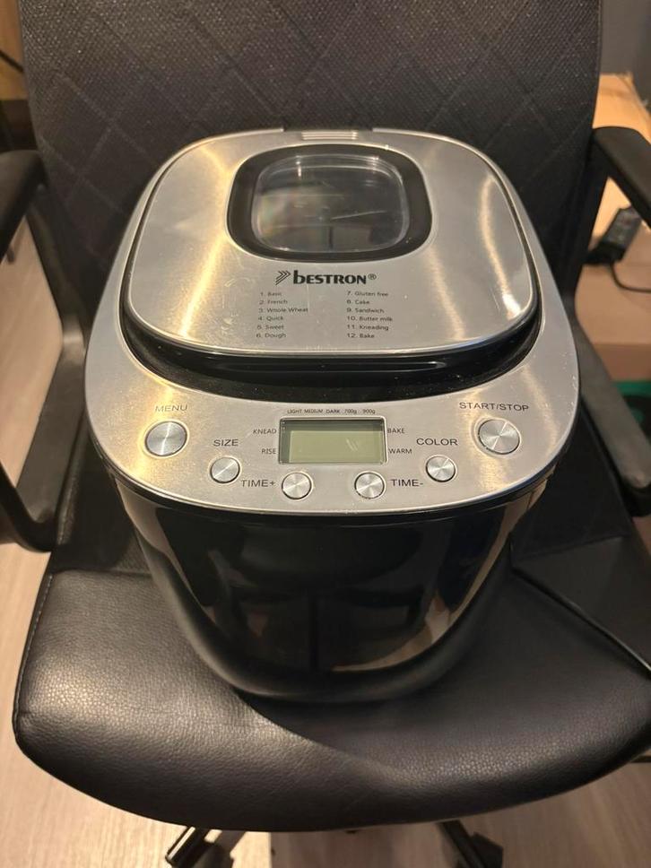 Bestron Broodbakmachine ABM3000B – 550W – Goede staat, Elektronische apparatuur, Broodbakmachines, Zo goed als nieuw, Kijkvenster