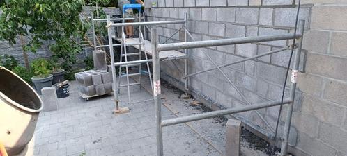 Metser stelling met verstelbare poten, Doe-het-zelf en Bouw, Overige Doe-Het-Zelf en Bouw, Gebruikt, Ophalen