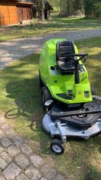 Grillo frontmaaier met kipbak, Tuin en Terras, Ophalen, Benzine-grasmaaier, 50 cm of meer, Opvangbak