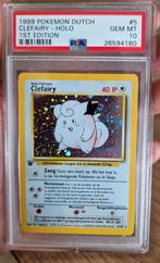 Clefairy 1st edition Dutch NL PSA 10, Enlèvement ou Envoi, Neuf, Cartes en vrac, Foil