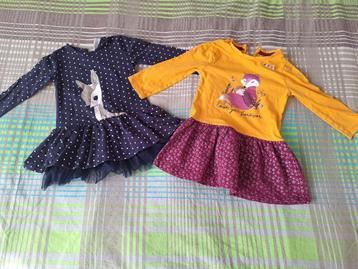 Set van 9 kleedjes maat 92 beschikbaar voor biedingen